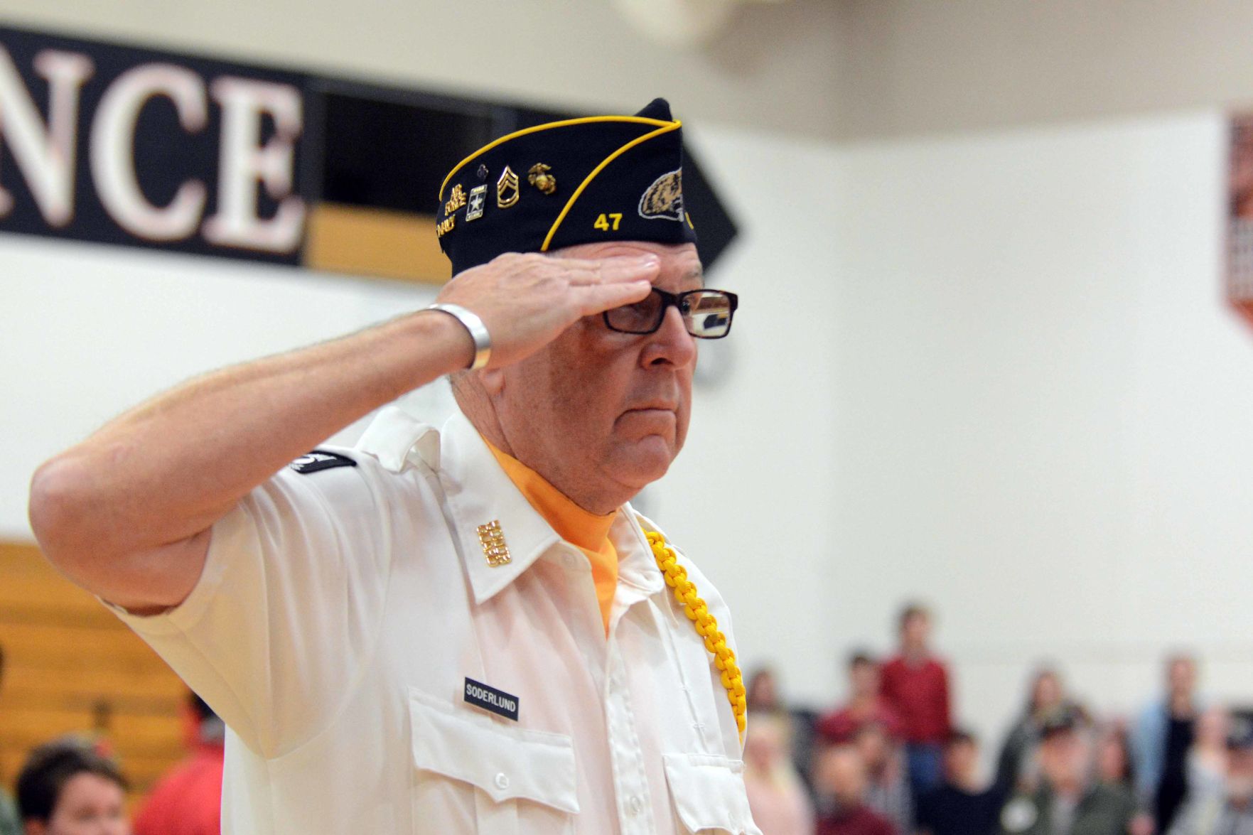 Portage High School Veterans Day ceremony 2019